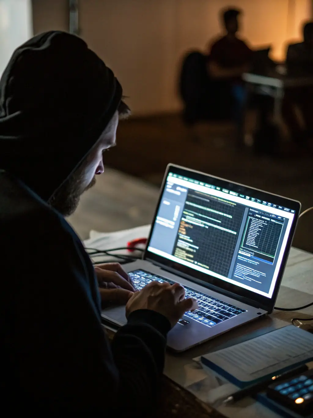 A close-up shot of a Kali Linux terminal displaying successful penetration testing results, emphasizing ethical hacking skills.